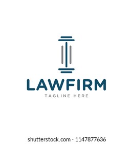law logo design template