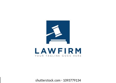 Law logo, icon, symbol design template
