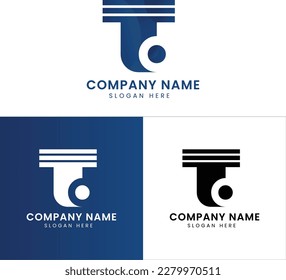 Law logo for letter T with different variations