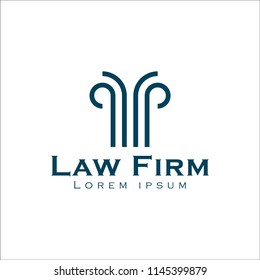 Law logo template