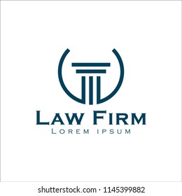 Law logo template