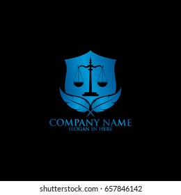 Law Logo Template Design