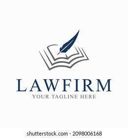 Law logo template. Justice Law Logo Template Vector Illustration design
