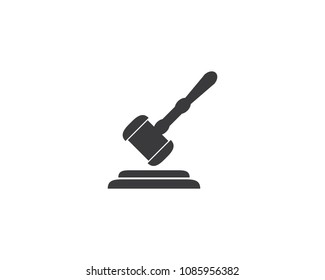 law Logo Template vector icon illustration design