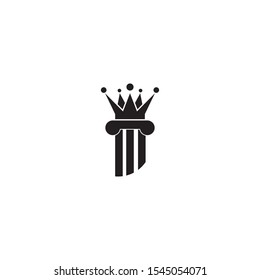 Law logo template vector icon design