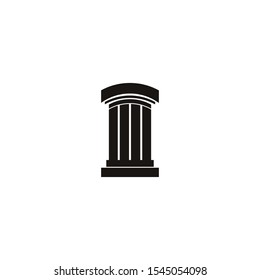 Law logo template vector icon design