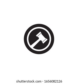 Law logo template vector icon design