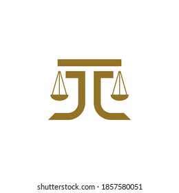 Law logo template vector icon design