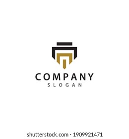 Vorlage für das Logo des Gesetzes, Vektorsymbol-Design