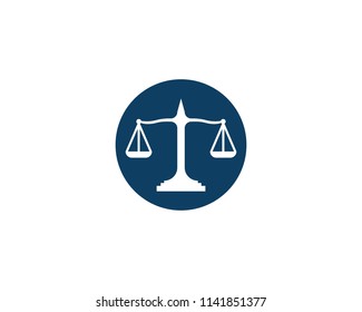 Law logo vector template