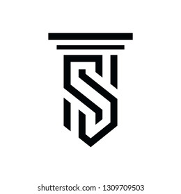 Law logo/letter S logo design inspiration