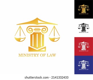 Law Ministry Logo Vector Illustration