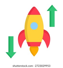 Ilustración vectorial de estilo plano de icono de ley de movimiento