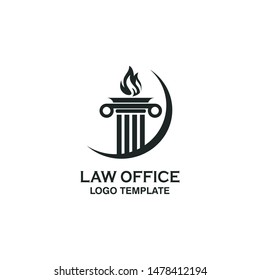Law Office, Law Firm, Lawyer services, Vector logo template. Creative law logo concept,symbol illustration icon.
