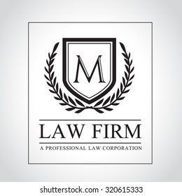 Law office logo collection. The judge, Law firm logo template, lawyer set of vintage labels. full vector logo and easy to edit.