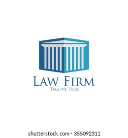 Law office logo. The judge, Law firm logo template, lawyer set of vintage labels. full vector logo and easy to edit able.