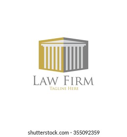 Law office logo. The judge, Law firm logo template, lawyer set of vintage labels. full vector logo and easy to edit able.