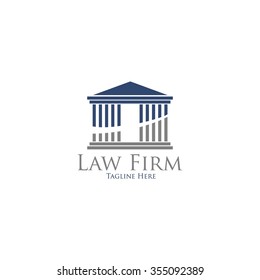 Law office logo. The judge, Law firm logo template, lawyer set of vintage labels. full vector logo and easy to edit able.