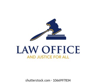 Plantilla de logotipo de Office Law Office