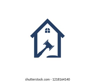 Law office logo vector template