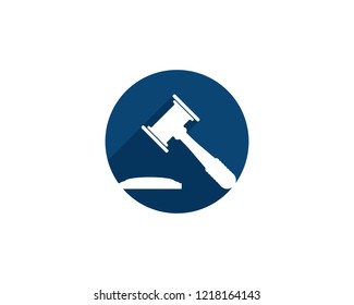 Law office logo vector template