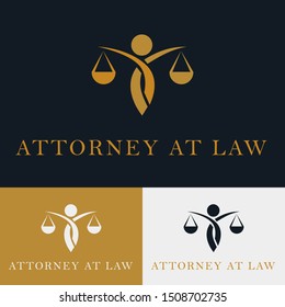 Law office logos set with scales of justice, gavel etc illustrations. Vector attorney logo, advocate labels, juridical firm badges collection. Act, principle, legal icons design.
