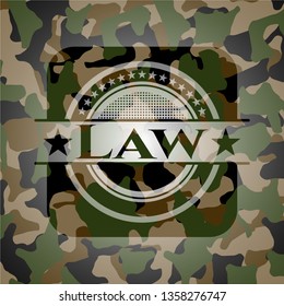 Law on camouflage texture