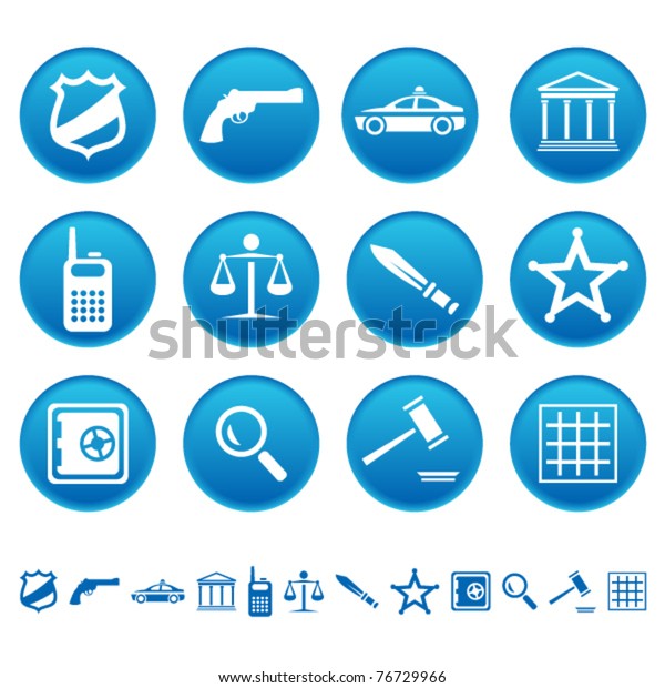 Law and order\
icons