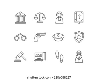 Police Building Car Court Law Enforcement Stock Vector (Royalty Free ...