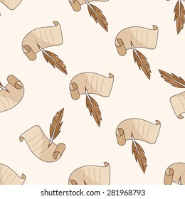 law paper , cartoon seamless pattern background