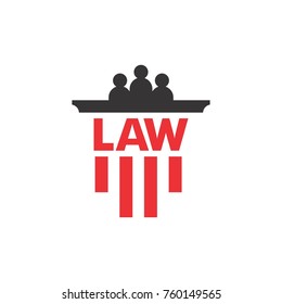 Law Pillar Logo Design