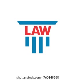Law Pillar Logo Design