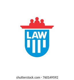 Law Pillar Logo Design