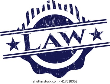 Law rubber stamp