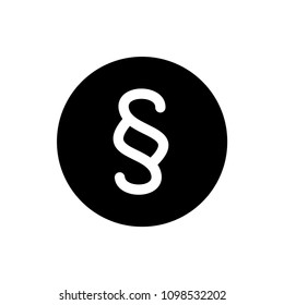 law, rule icon vector template