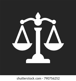 Law Scale Icon Stock Vector (Royalty Free) 790756252 | Shutterstock