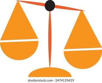 Law scale icon art design eps 10