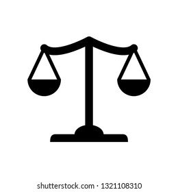 Law Scale Icon Template