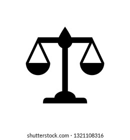 Law Scale Icon Template