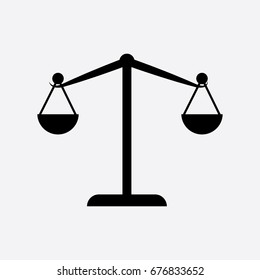 Law scales icon