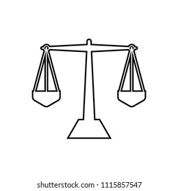 Law Scales.Icons.Web and mobile.