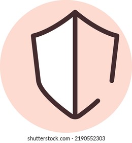 Law security, illustration, vector on a white background.