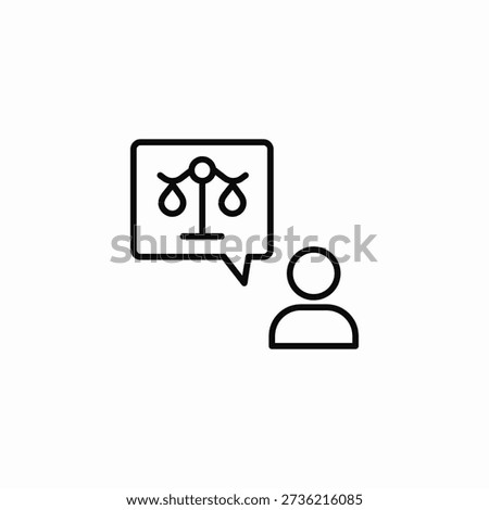 law services icon sign vector