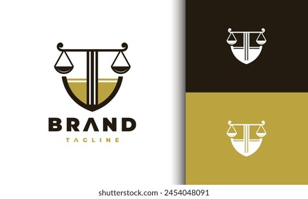 the law shield logo scales