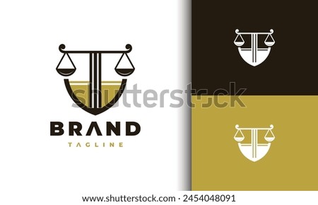 the law shield logo scales