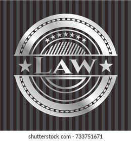 Law silver emblem