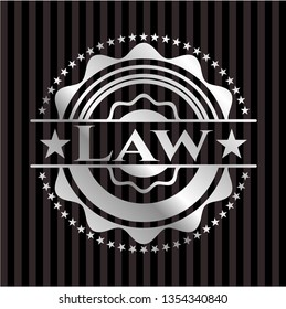Law silvery emblem