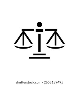 law solid icon vector design good for web or mobile app