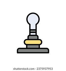 Law Stamp Icon Vector Illustration