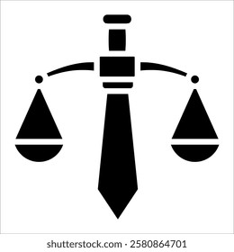 Law Sword Icon Element For Design
